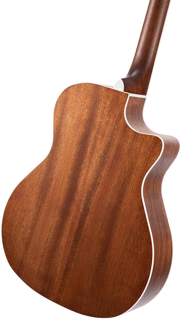 Cort GAMEDXOP Grand Regal Acoustic Electric Cutaway Guitar, Open Pore