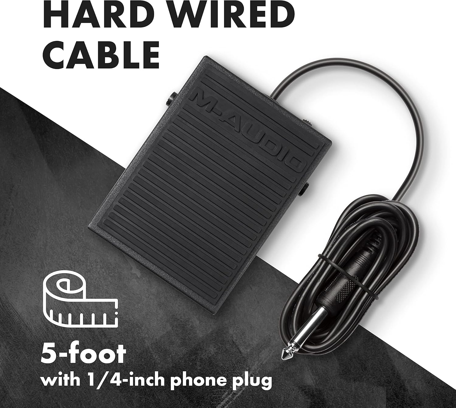 M-Audio Oxygen 49 (MKV) – 49 Key USB MIDI Keyboard Controller With Beat Pads, Smart Chord & Scale Modes, Arpeggiator and Software Suite Included & SP-1 | Sustain Foot Pedal or FS controller