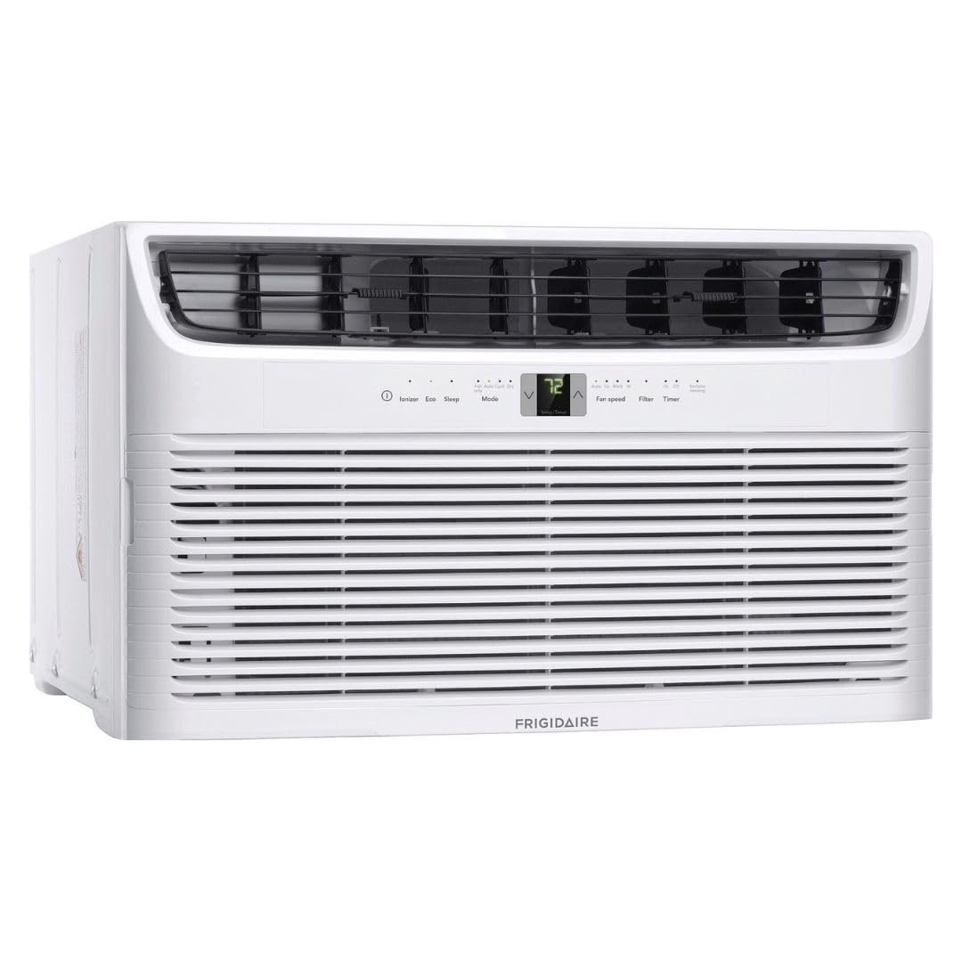 Frigidaire 10,000 BTU 230-Volt Through-The-Wall Air Conditioner Cools 450 Sq. Ft. with Remote Conrol in White FHTC103WA2