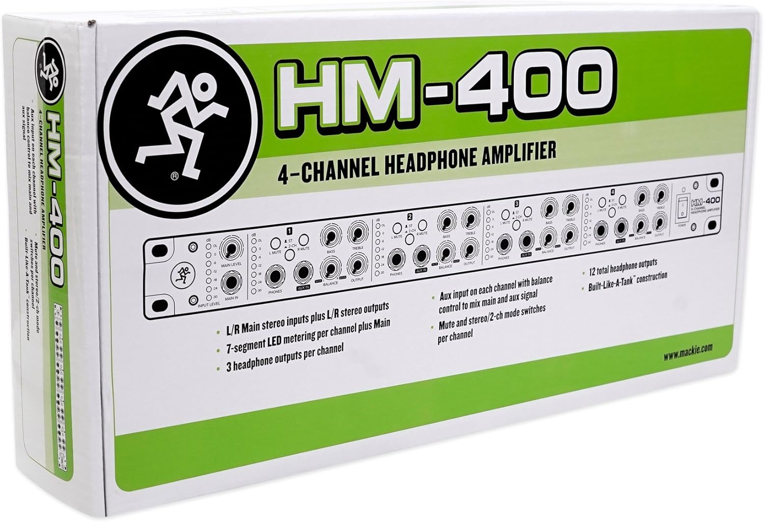 Mackie HM-400 Headphone Amplifier Rackmount