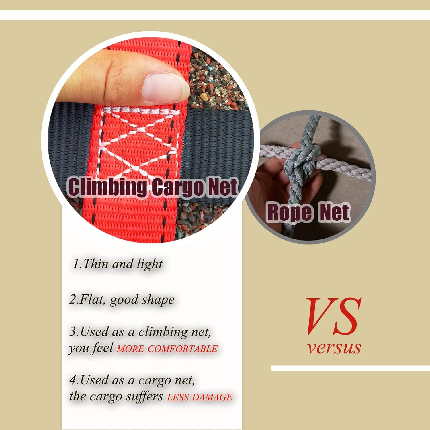 Climbing Cargo Net,Outdoor Playground Swing,Kids Ninja Obstacle Course Swingset Accessories for Adults Playground Webbing Net Heavy Duty Hammock Nets Climb Indoor,for Climbing Wall