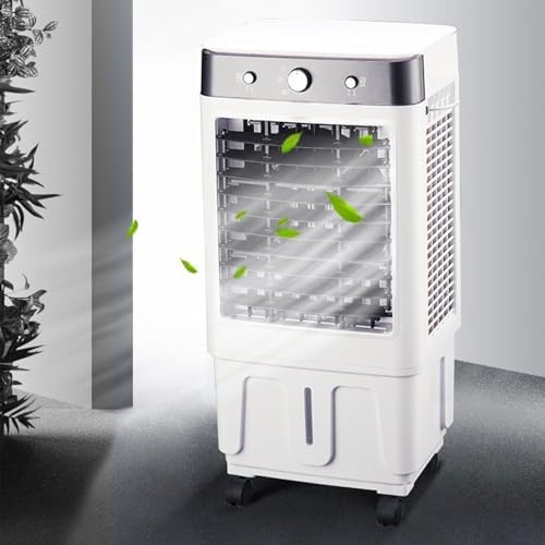 3-IN-1 Portable Air Conditioners, Evaporative Air Cooler, 2 Modes & 3 Speeds, Long Cooling, for Indoor Outdoor Garage Patio Use