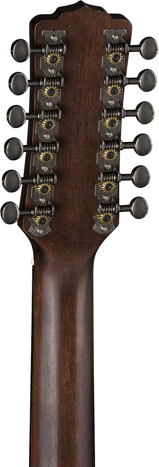 Luna Guitars Art Vintage Dread Solid Top 12 String A/E Guitar, ART V DCE 12