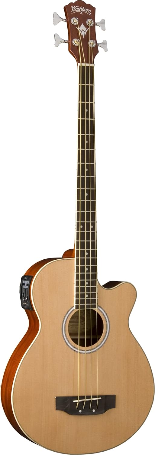 Washburn Acoustic Basses AB5K Acoustic Bass, Natural