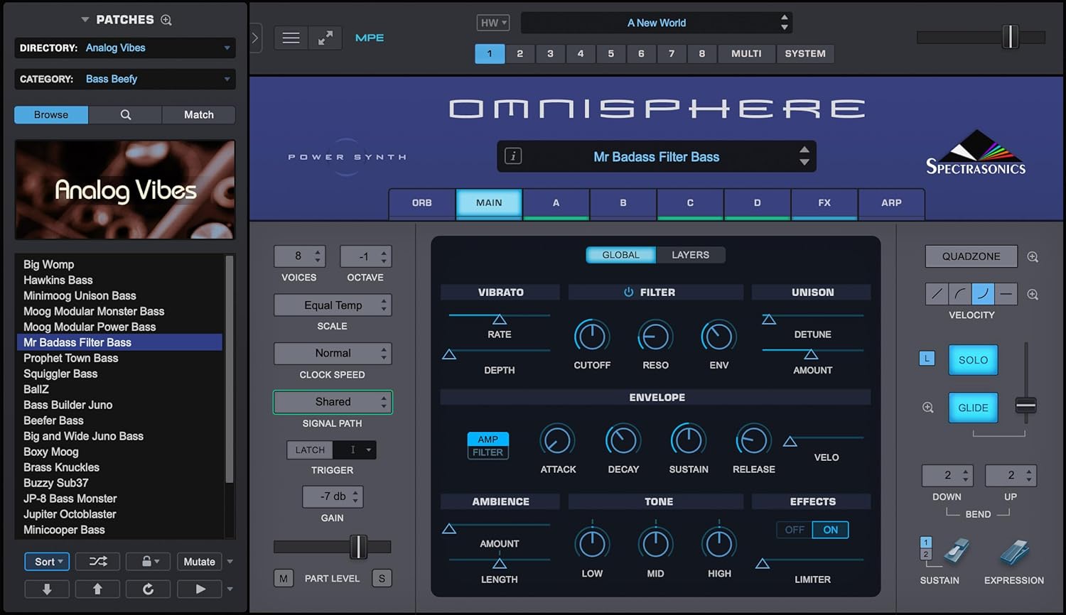 Spectrasonics Omnisphere 3 — Flagship Synthesizer of Spectrasonics with Thousands of Fresh New Sounds, Faster Access, and Same Size as Omnisphere 2.