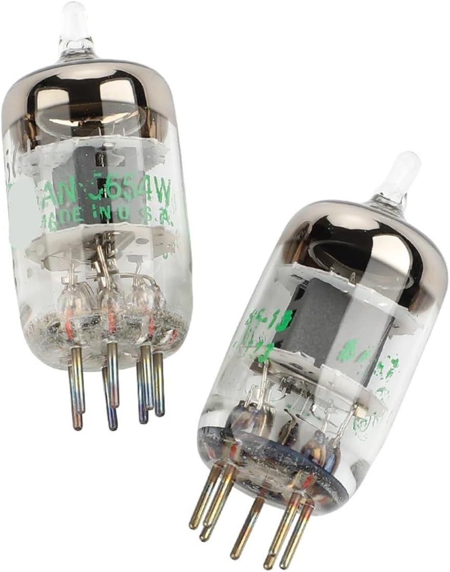 2-Pack 5654W 5654 Vacuum Tube Upgrade for 6J1 6m1 6AK5 6J1P EF95 Audio Amplifier