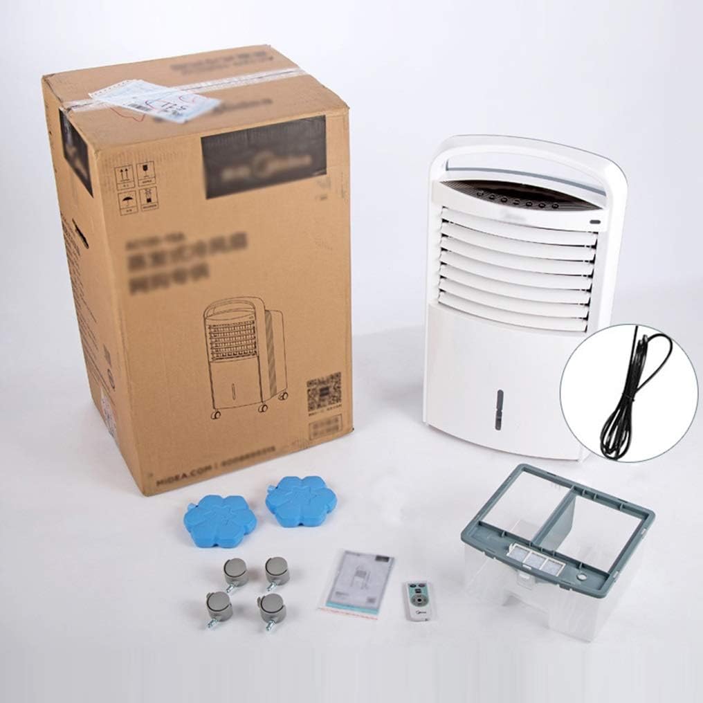 Portable Air Conditioner Fan Air Cooler, Portable Air Conditioner Eaporatie Misting With Remote Control Humidifier Fan And Bladeless Noiseless Fan