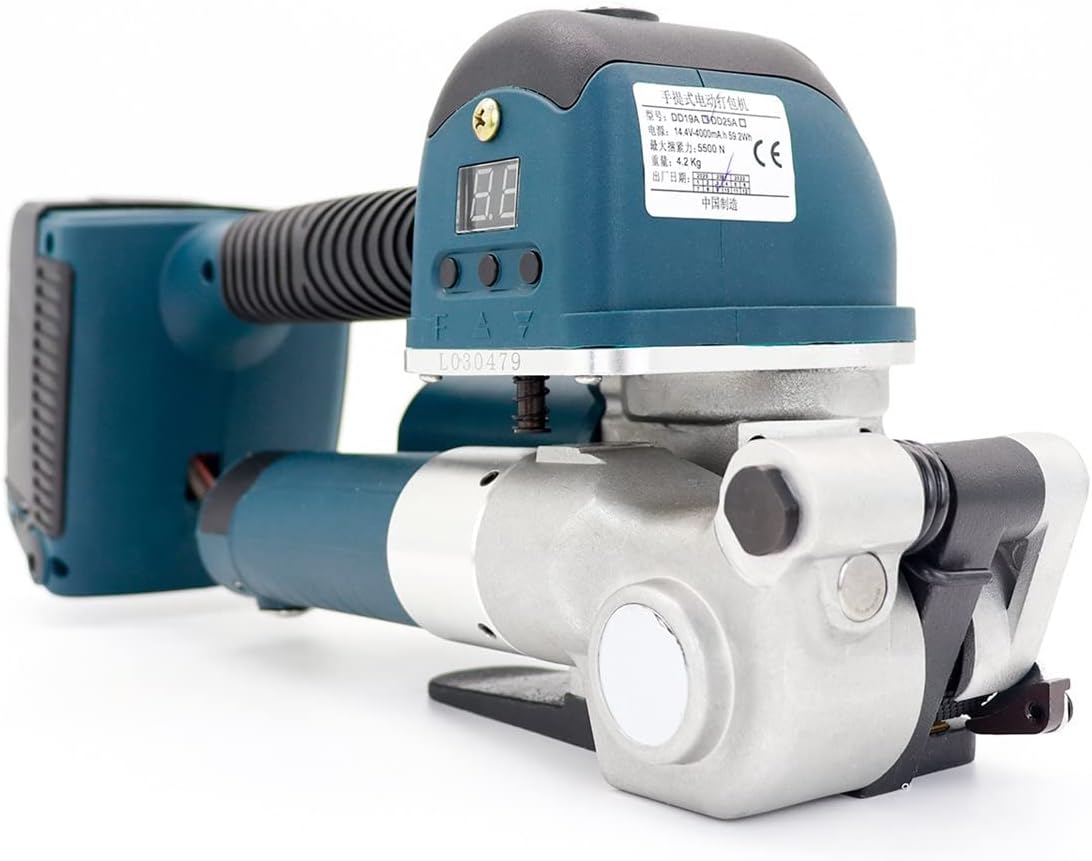 DD19A/25A Electric Battery Strapping Tool Handheld Packing Machine For PP/PET Band Belt Straps Friction Melting with Efficiency(DD19A(11-19mm))