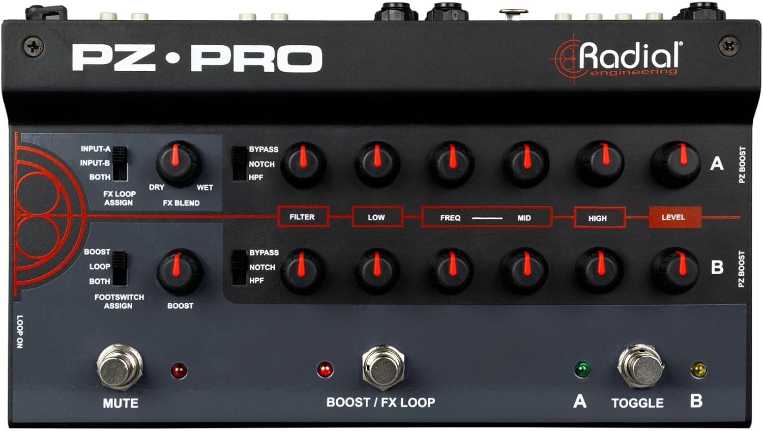 Radial PZ-Pro 2-Channel Acoustic Preamp