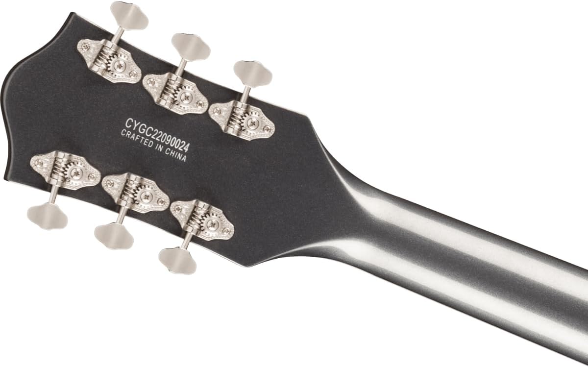 Gretsch G5420T Electromatic Classic Hollow Body Single-Cut 6-String Right-Handed Electric Guitar with Bigsby Tailpiece (Two-Tone Vintage White/London Gray)