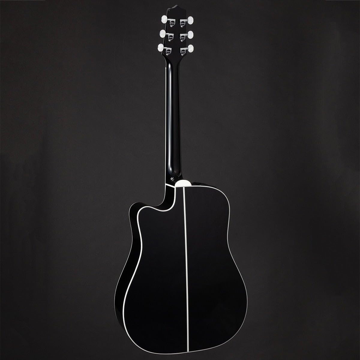 Takamine EF341DX Dreadnought Acoustic-Electric Guitar - Black