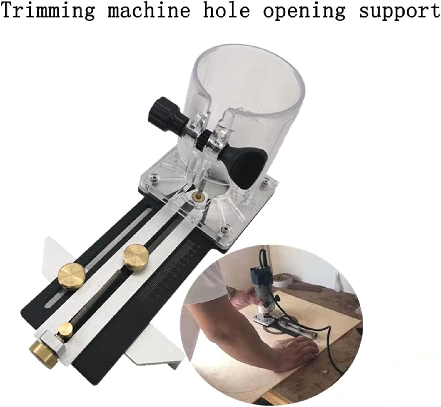 TSTS Guitar Open Hole Auxiliary Frame Guitar Sound Hole Wreath Mosaic Electric Grinding Trimming Machine Base Guitar Tools