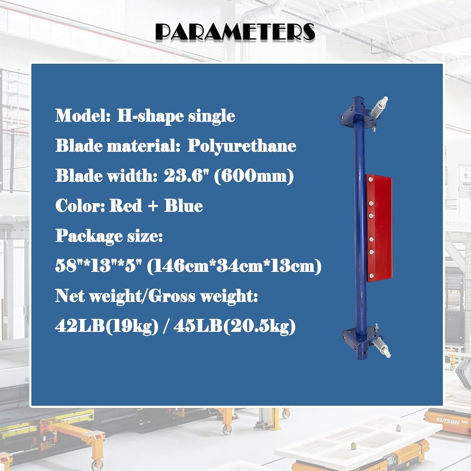 Polyurethane Belt Scraper Conveyor Belt Scraper Tool 23.6