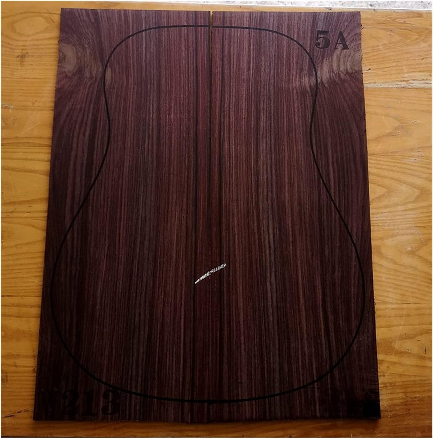 India Rose Wood Back Panel Wool Guitar Production Material Accessories DIY Guitar Kit (Color : 29)