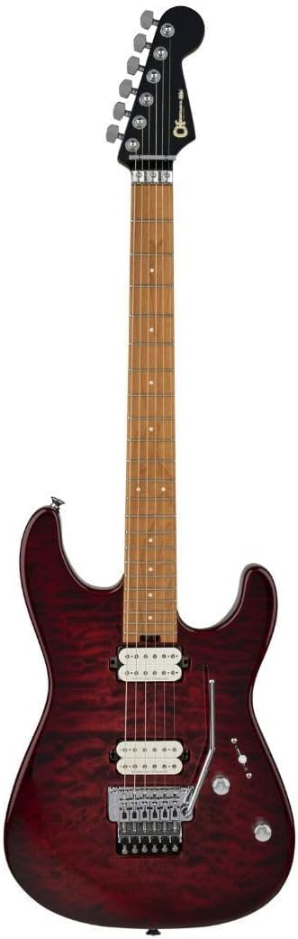 Charvel Pro-Mod Plus SD1Q HH FR Electric Guitar - Sangria Burst
