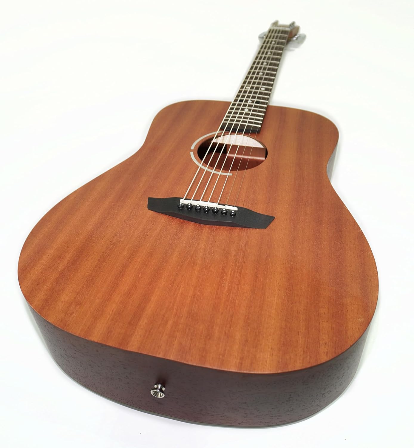 New Acoustic Guitar, Seven 7 String Acoustic Dreadnought Guitar Trembita SunCity made in Ukraine Natural Wood!