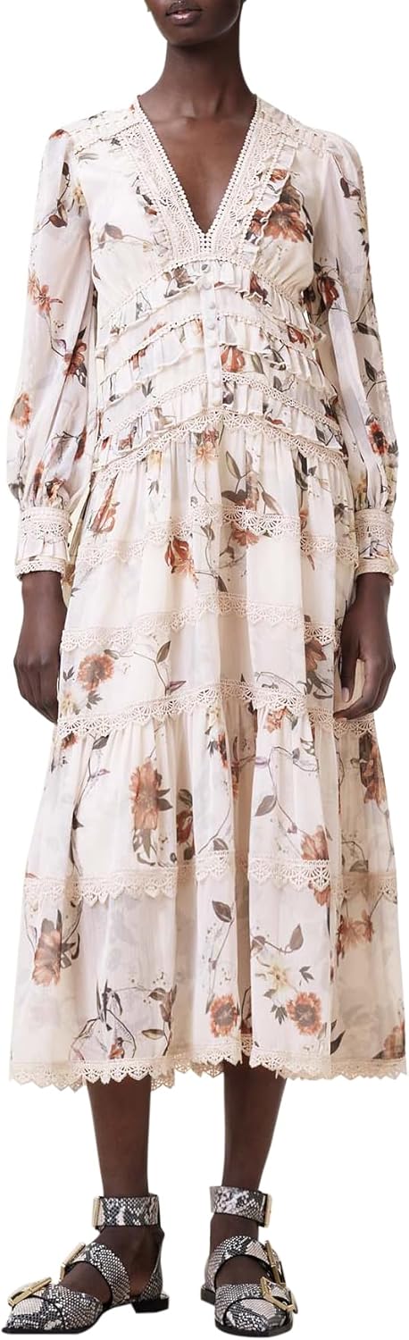 AllSaints Women's Zora Midi Dress