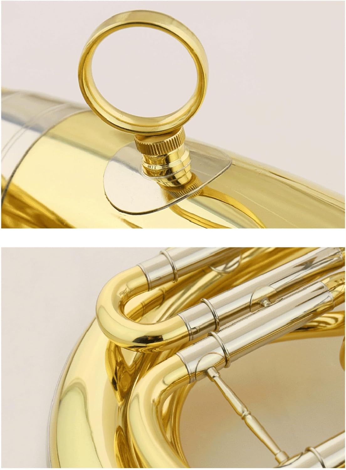 B flat key Euphonium white copper professional instrument