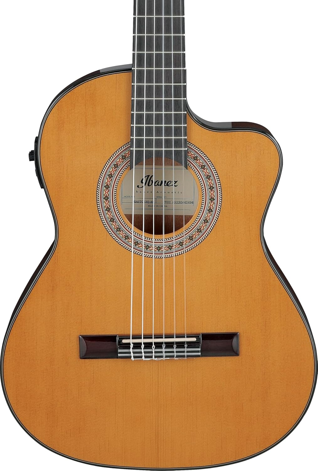 Ibanez GA5TCE3Q 3/4-sized Acoustic-electric Nylon-string Guitar - Natural