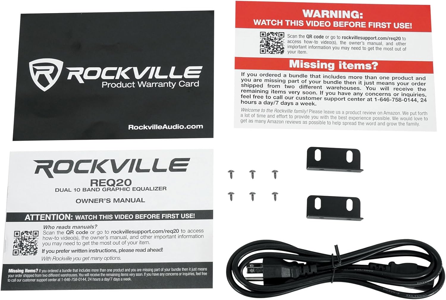 Rockville REQ20 Dual 10 Band Graphic Equalizer 19