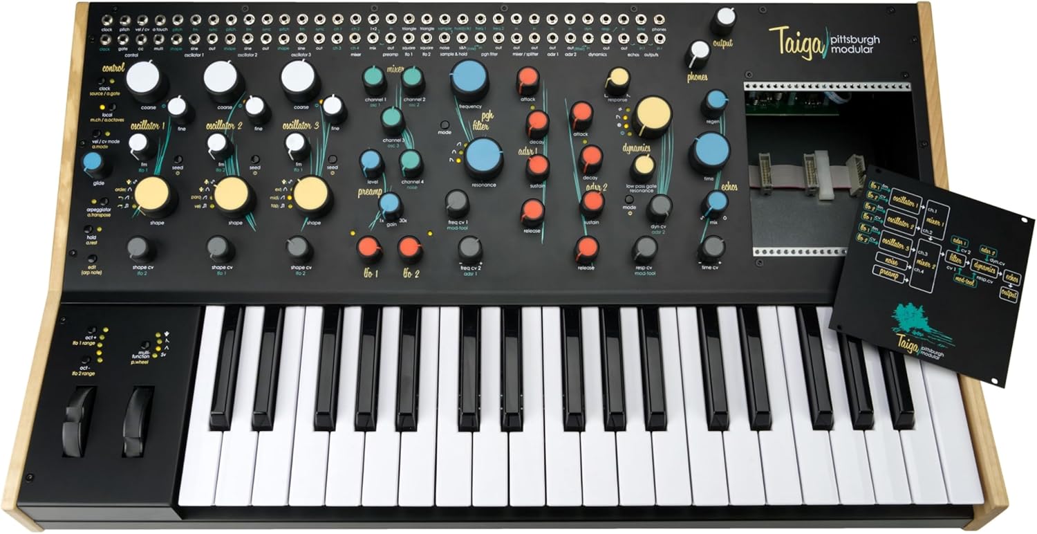 Pittsburgh Modular Taiga Keyboard Semi-modular Analog Synthesizer