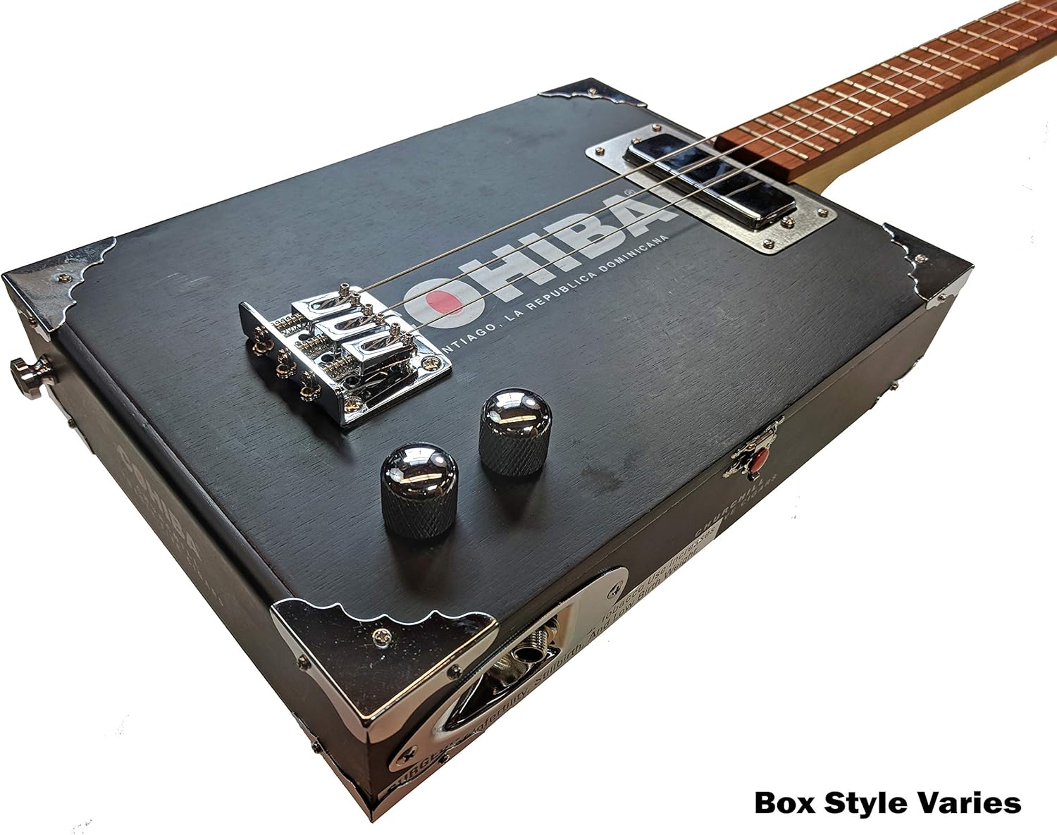 C. B. Gitty The Chicago Premium Electric 3-String Cigar Box Guitar Kit