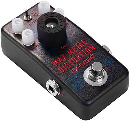 Max Metal High Gain Distortion Pedal with Full Range EQ for Metal & Thrash Guitar
