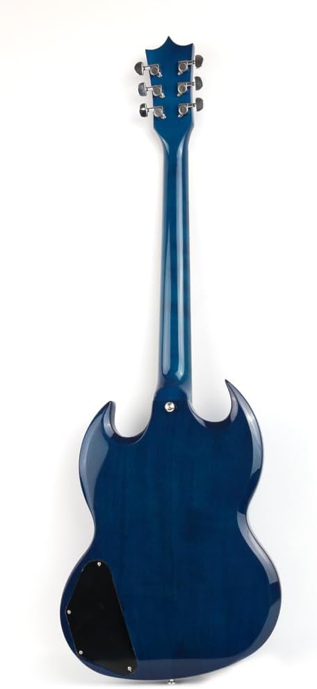 Fojill FSG-60 Electric Guitar Canadian Maple Neck Rosewood Fretboard Mahogany Body Stainless Frets(FSG-60BLR)