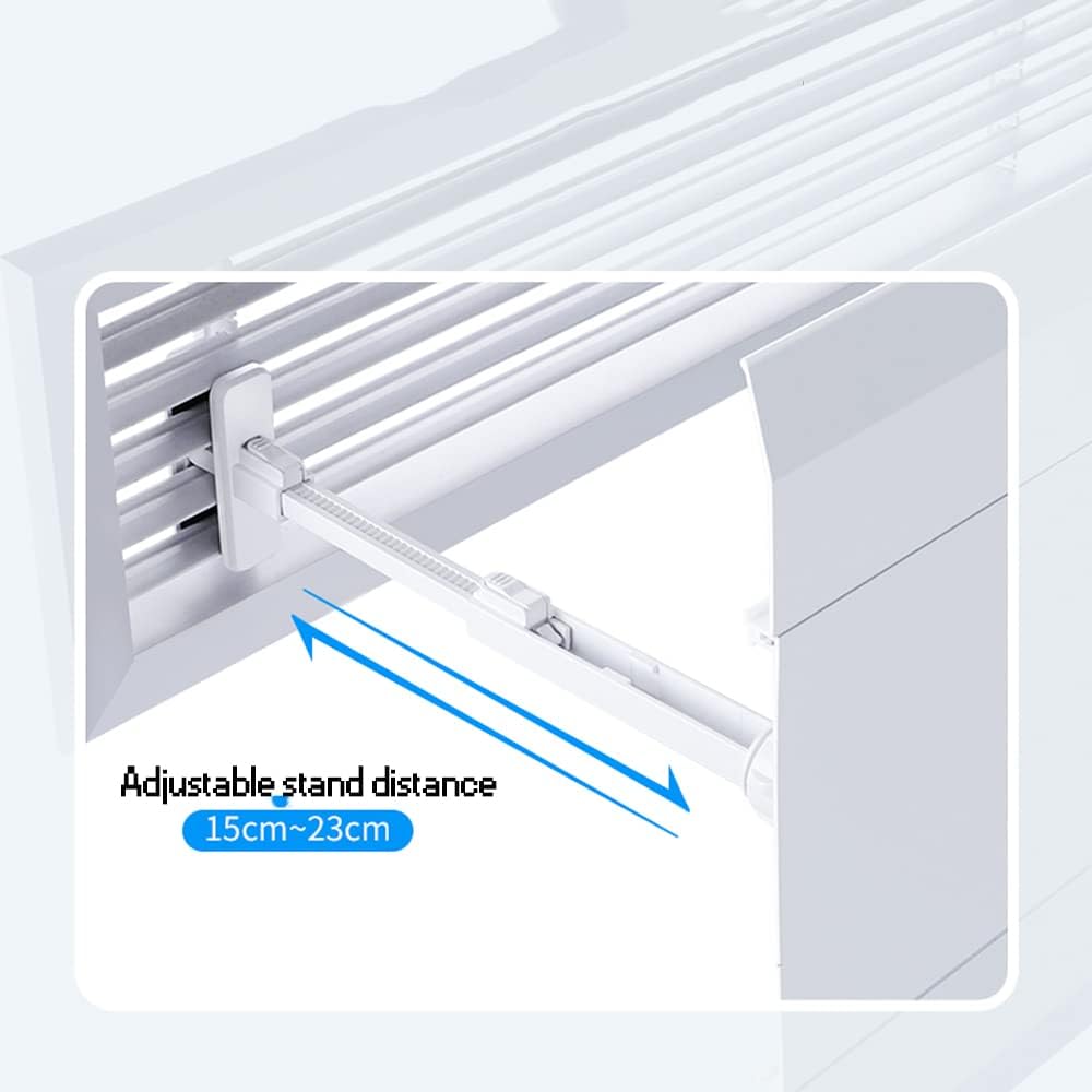 Universal Central Ceiling Air Conditioner Wind Guide and Anti-Straight Blowing Cover A/c Hood Wind Deflector Wall-Mounted Air Conditioner Deflectors Help with Cooling/Heating Cycles
