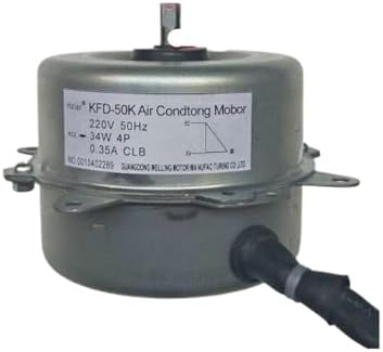 Air Conditioner Fan Motor,Compatible For Haier Air Conditioner Parts KFD-50K 0010402289 34W Copper Wire Motor