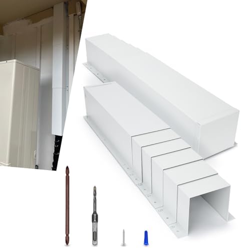 TOPOWN Metal HVAC Lines Cover for Central Air Conditioner 4x4