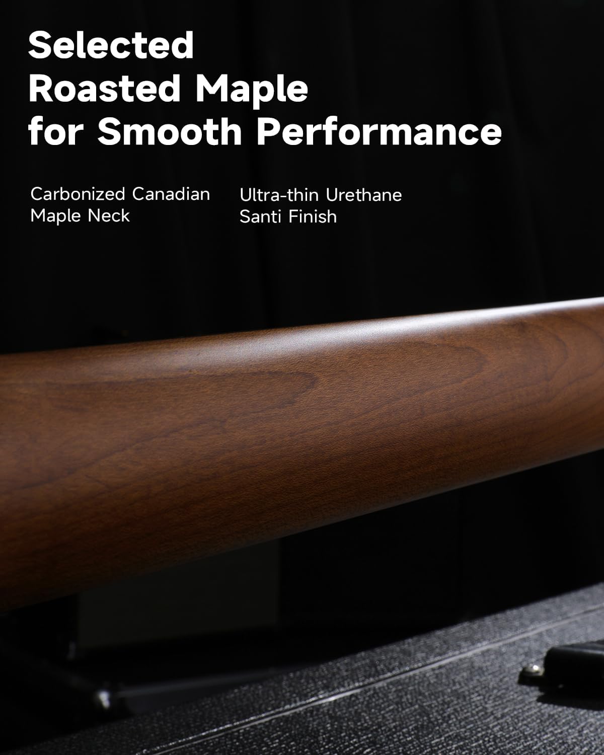 Donner 39 Inch Electric Guitar, DST-550 Color Gradient Poplar Body, Laurel Fretboard & Maple Veneer, 7 Tone Options, Tremolo Bridge, for Intermediate & Pro Players, Bonus Bag – Amethyst white burst