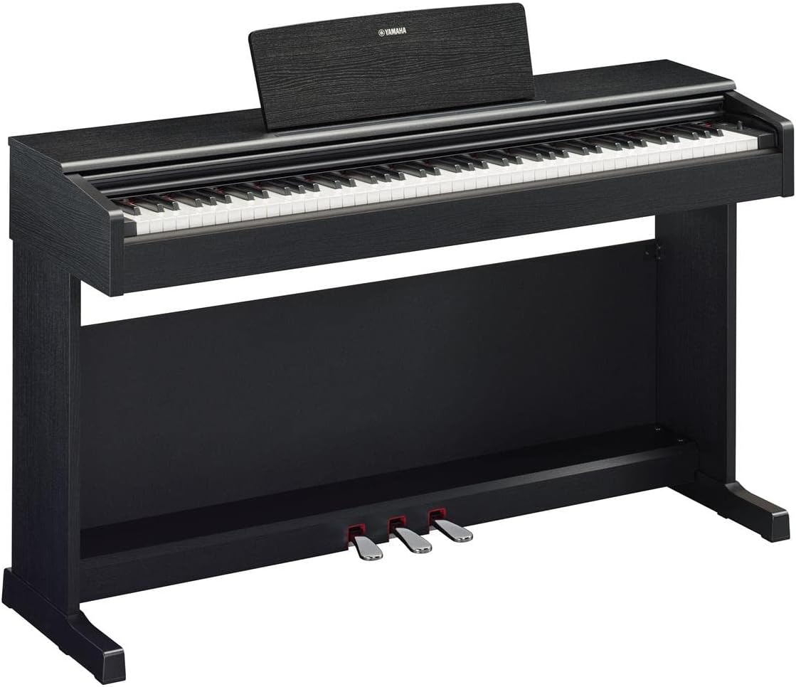 Yamaha YDP145 Arius Series Digital Console Piano with Bench, Black & amaha Wireless USB to Host MIDI Adapter