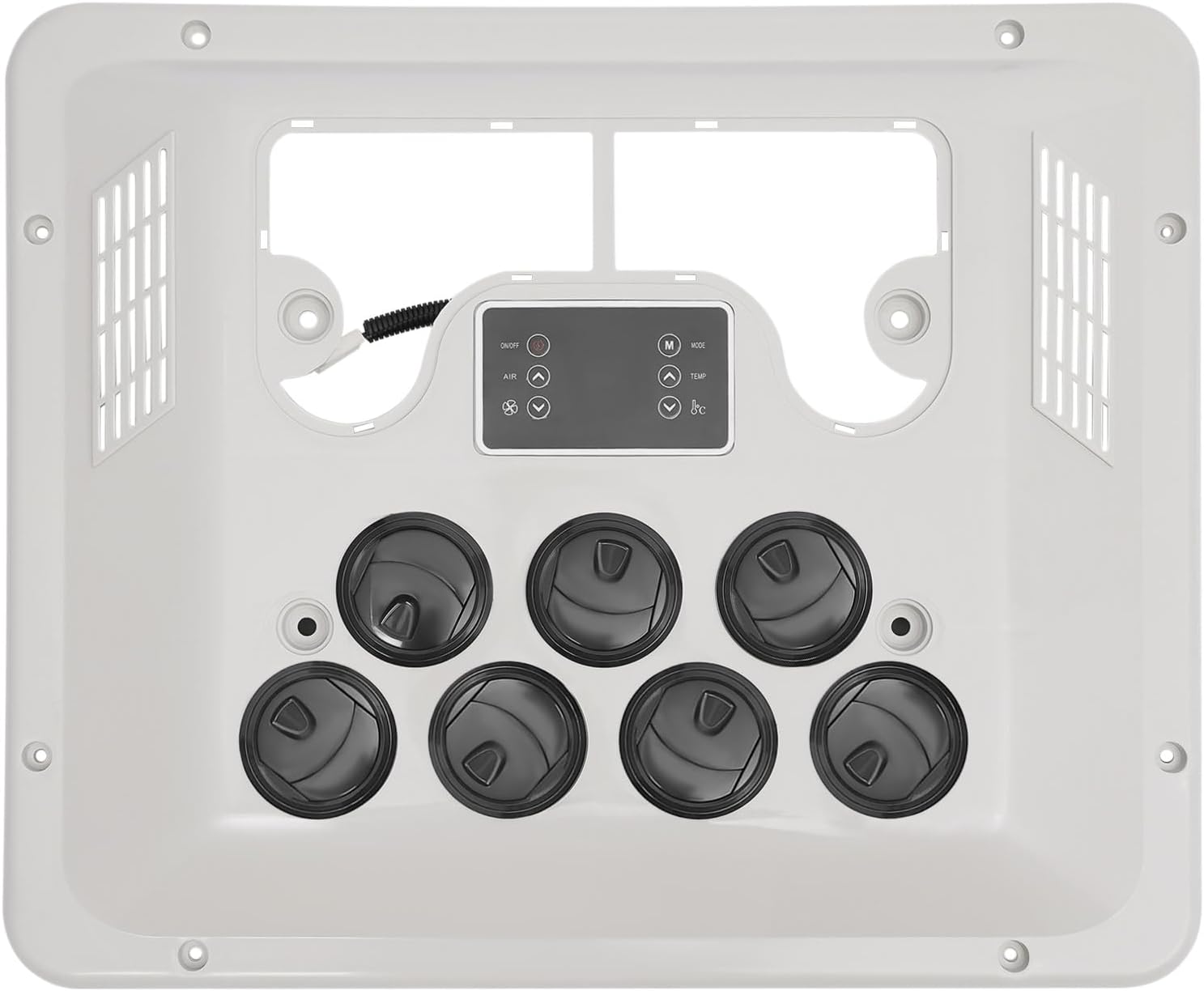 12V RV Air Conditioner 6000/12000 BTU - Split Rooftop AC Unit for Semi Trucks, Bus, Motorhome & Caravan - Electric Heat & Cool System - Compact 12V Truck Cab AC