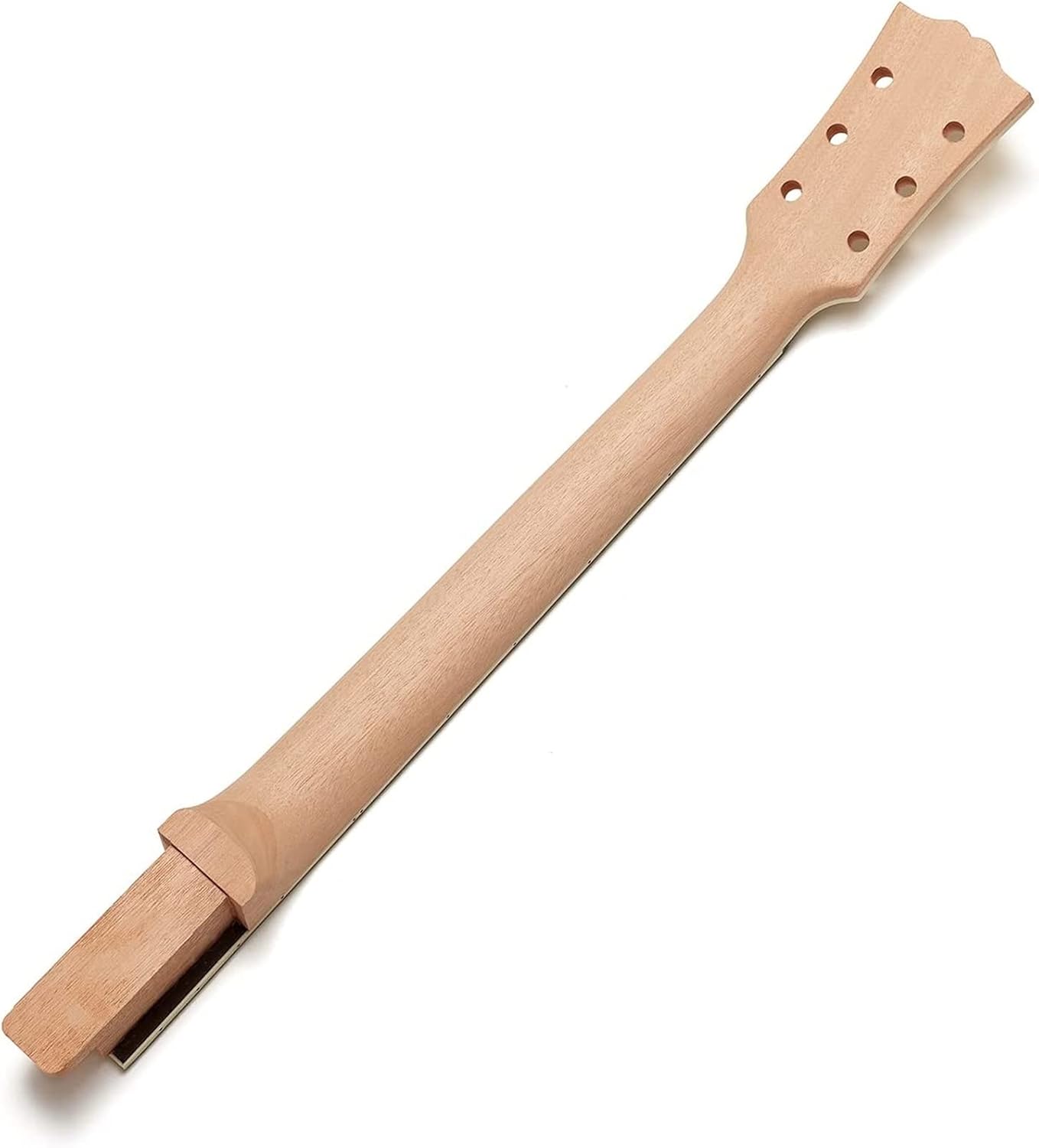 TSTS Instruments 6 Strings Solid Mahogany Quilted Maple for LP Style Electric Guitar Builder Kit Guitar DIY Accessory