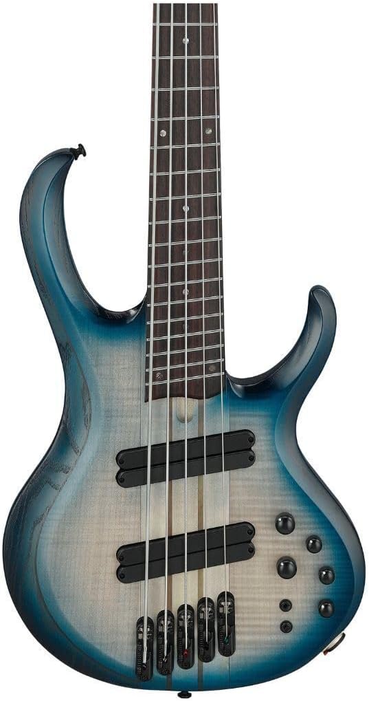 Ibanez BTB Bass Workshop Multi-scale 5-string Electric Bass - Cosmic Blue Starburst Low-gloss
