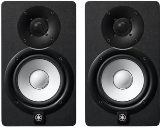 Yamaha HS5 Pair 2-Way bass-Reflex bi-Amplified nearfield Studio Monitors with 5 inch woofers