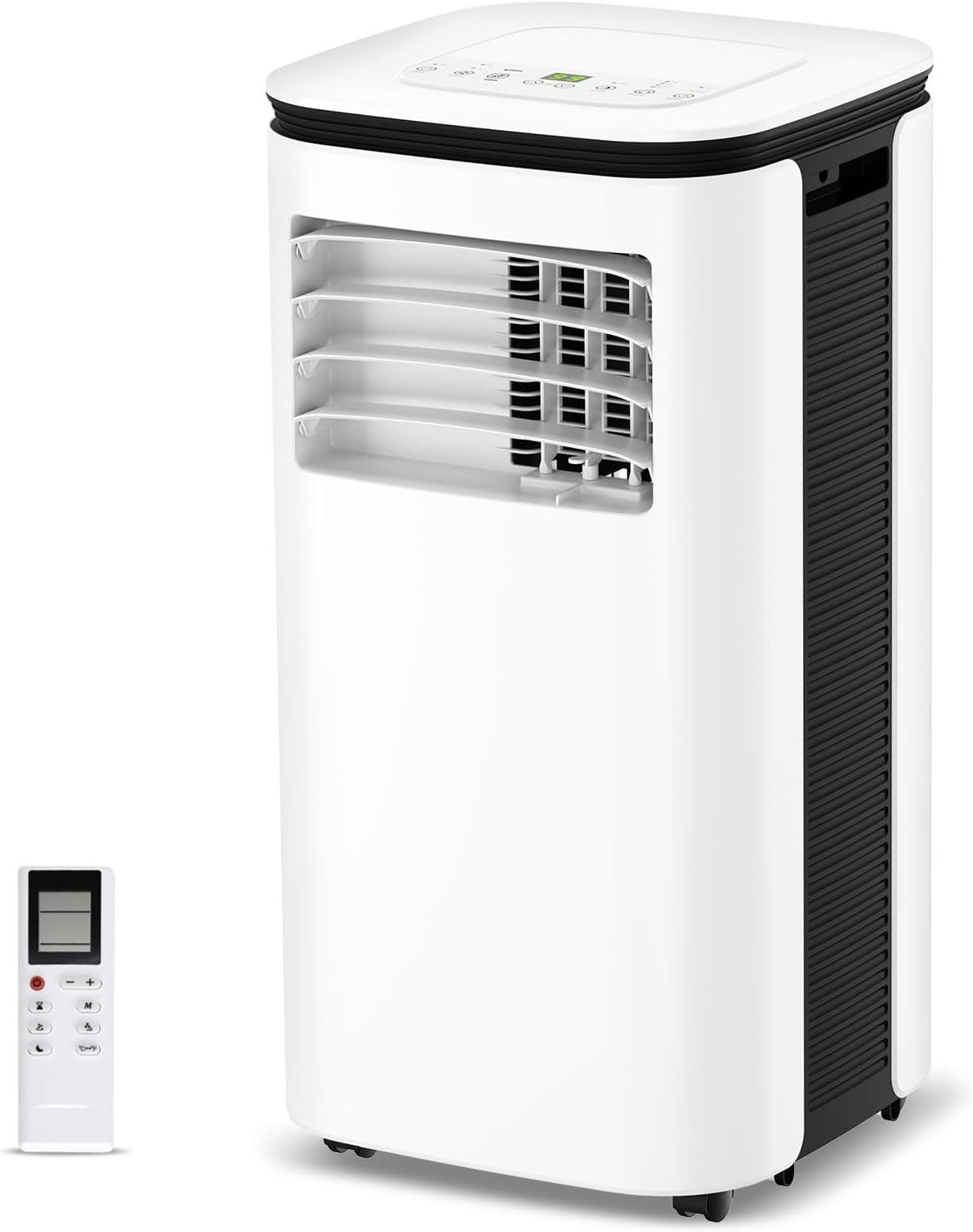 Portable Air Conditioner 12000 BTU - 2025 Upgraded, Cools 550 Sq.Ft, 3-IN-1 Free Standing Cooling AC Unit with Fan & Dehumidifier, Sleep Mode, 24H Timer, Auto Swing, Window Kit Included