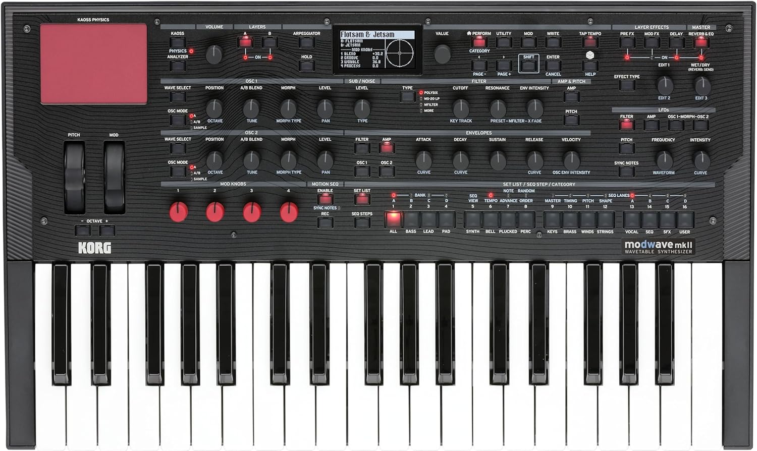 Korg modwave mkII Wavetable Synthesizer