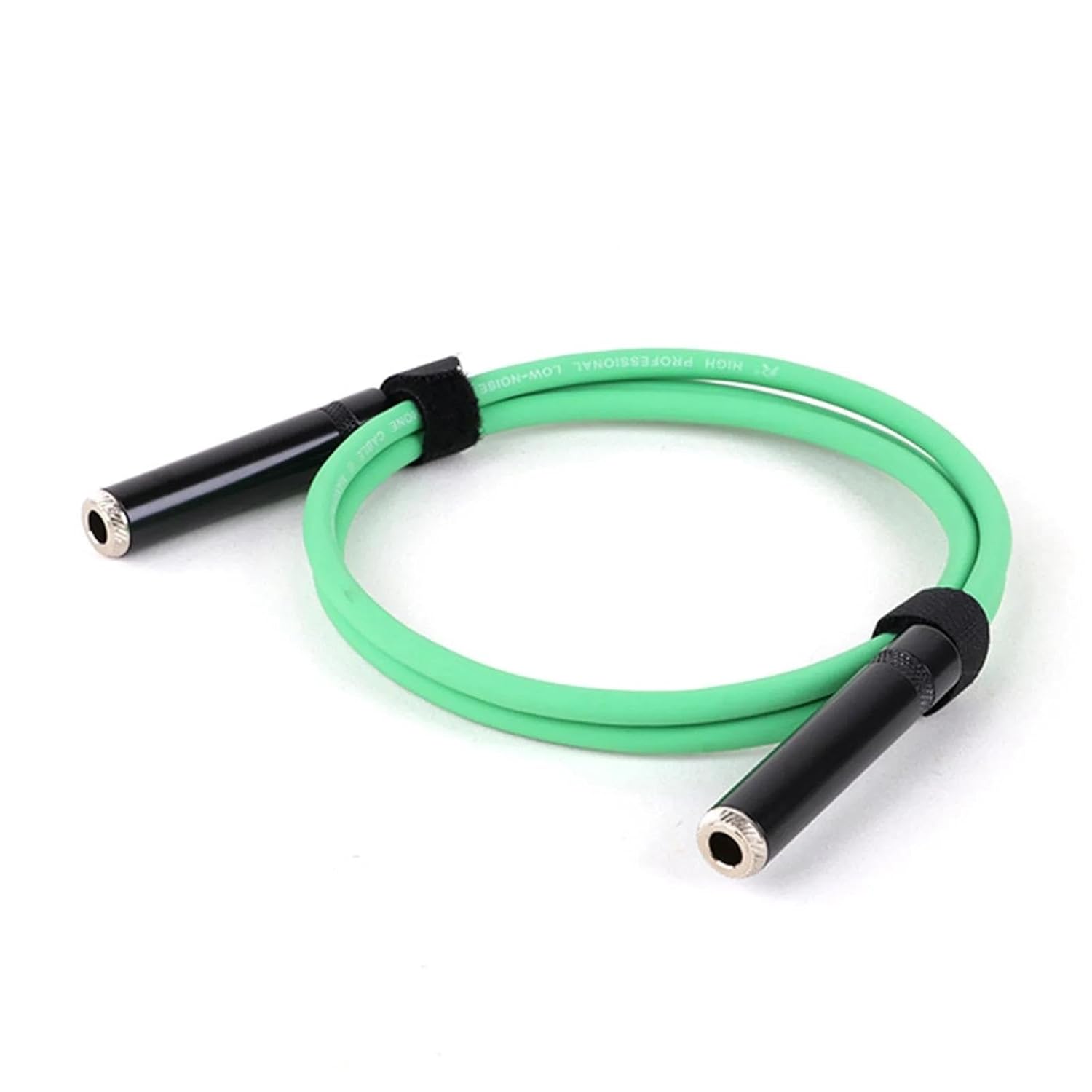 Guitar Audio Cable 1/4 Female to 1/4 Female Coupler,6.35mm Adapter Connector Extend 6.5 Stereo Cable Cord for Guitar Speaker Amplifier(Green,10m)