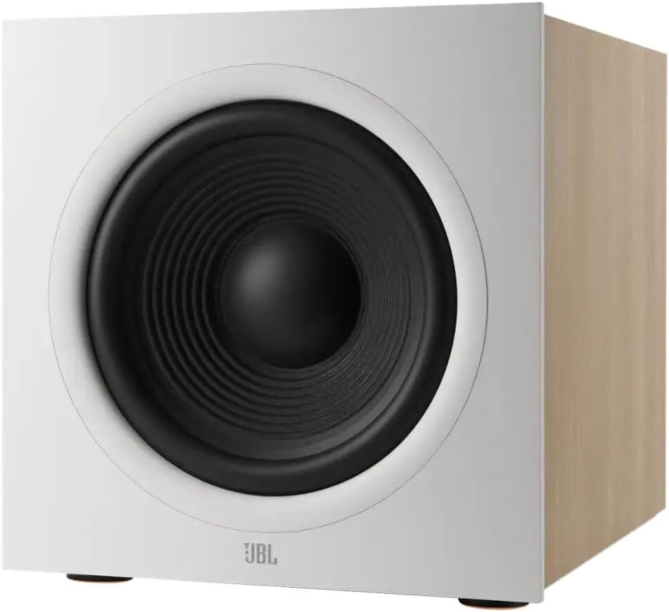 JBL Stage 2 220P 12 Inch 500 Watt Powered Subwoofer (Latte)