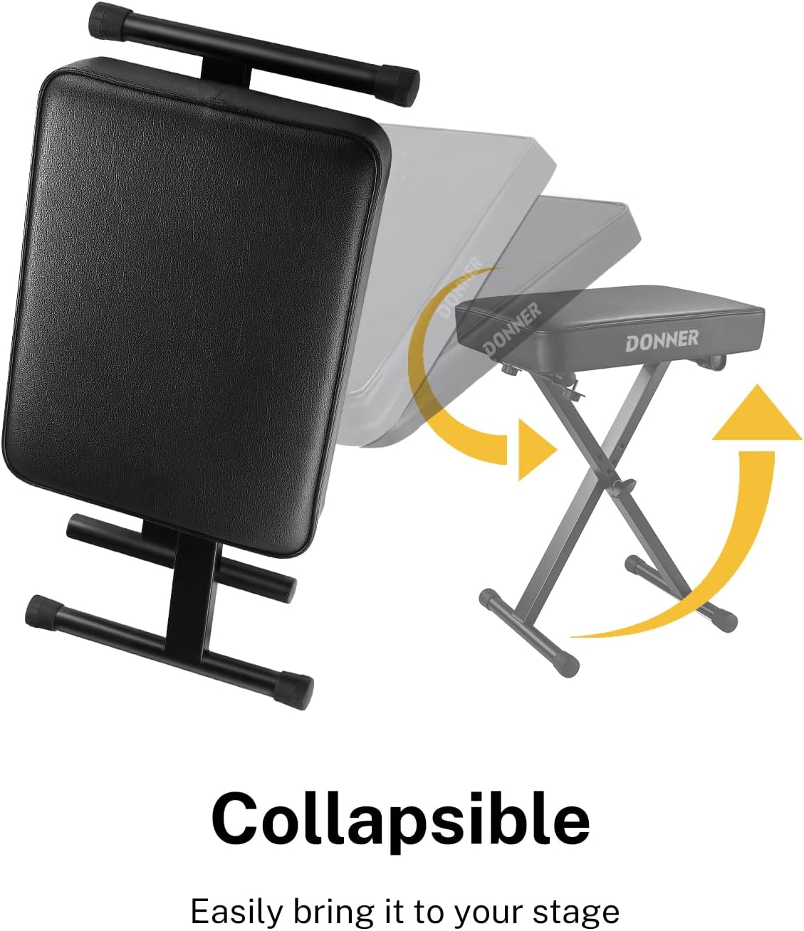 Donner OURA DDP-60 88 Key Digital Piano Keyboard+Donner Piano Bench