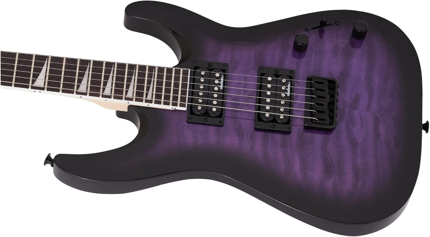 Jackson JS Series Dinky Arch Top JS32Q DKA HT Electric Guitar - Transparent Purple Burst