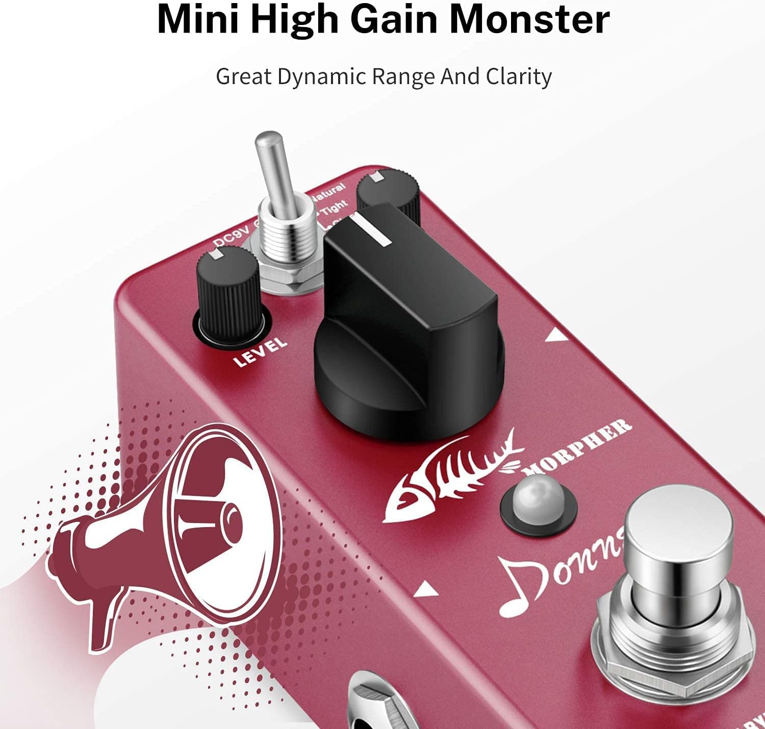 Donner Delay and Distortion Pedals for Electric Guitar