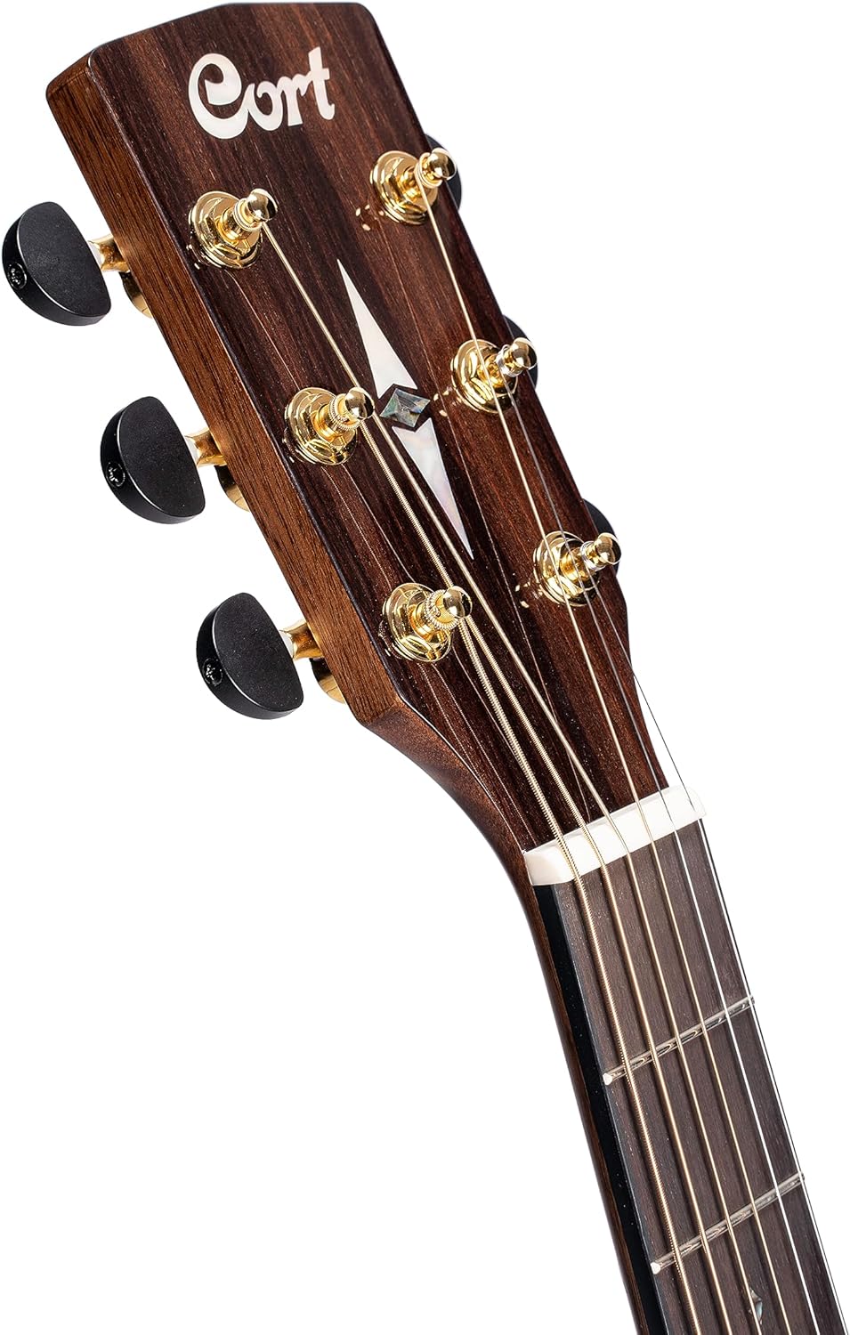 Cort Grand Regal Series Acoustic-Electric Guitar, Natural Glossy (GAPFBEVELNAT)