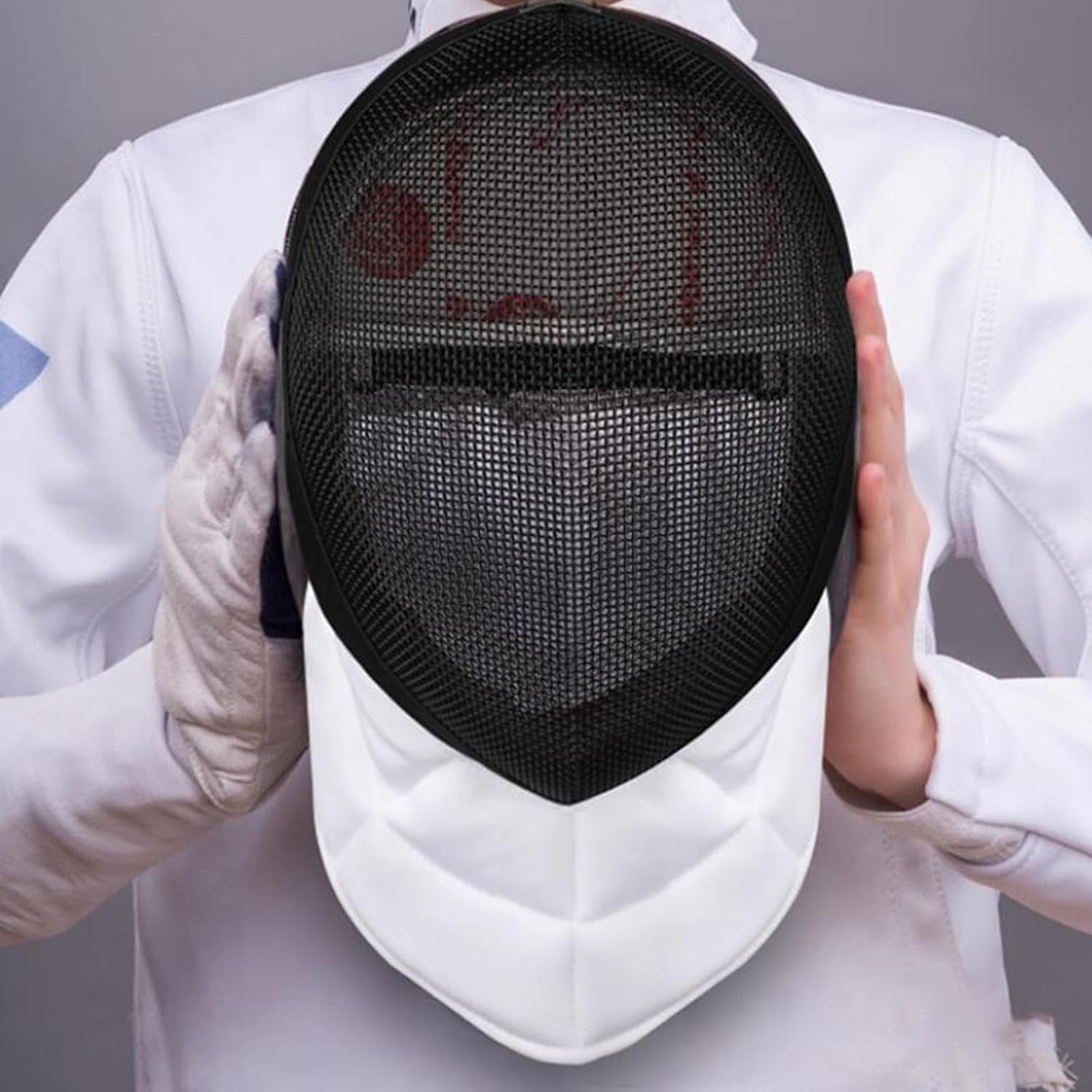 DYNWAVE Fencing Face Guard, Stabproof, Comfortable for Sparring Breathable Professional Sports Accessories, Coach Fencing Helmet