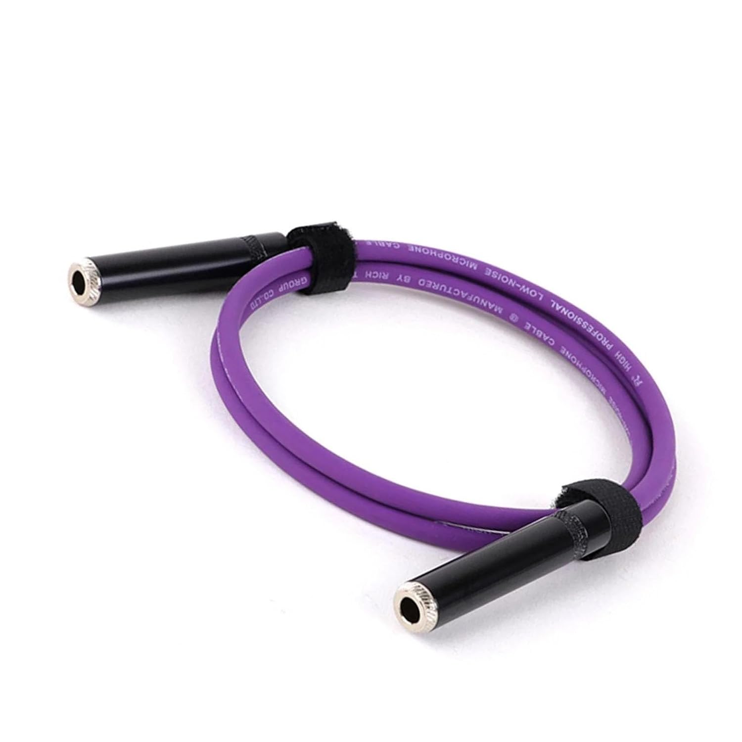 Guitar Audio Cable 1/4 Female to 1/4 Female Coupler,6.35mm Adapter Connector Extend 6.5 Stereo Cable Cord for Guitar Speaker Amplifier(Purple,10m)