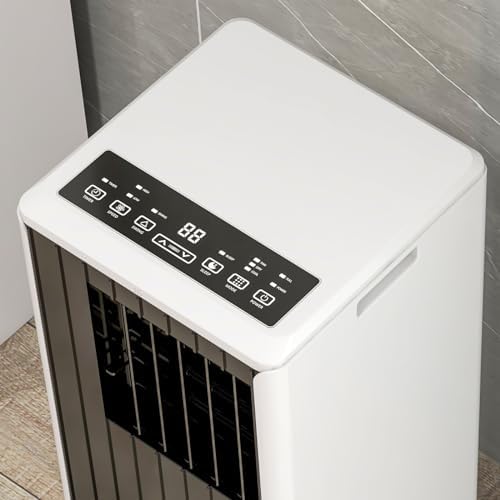 8000 BTU Air Conditioner Portable for Room up to 350 Sq. Ft, with Remote Control, Powerful Cooling, Grey