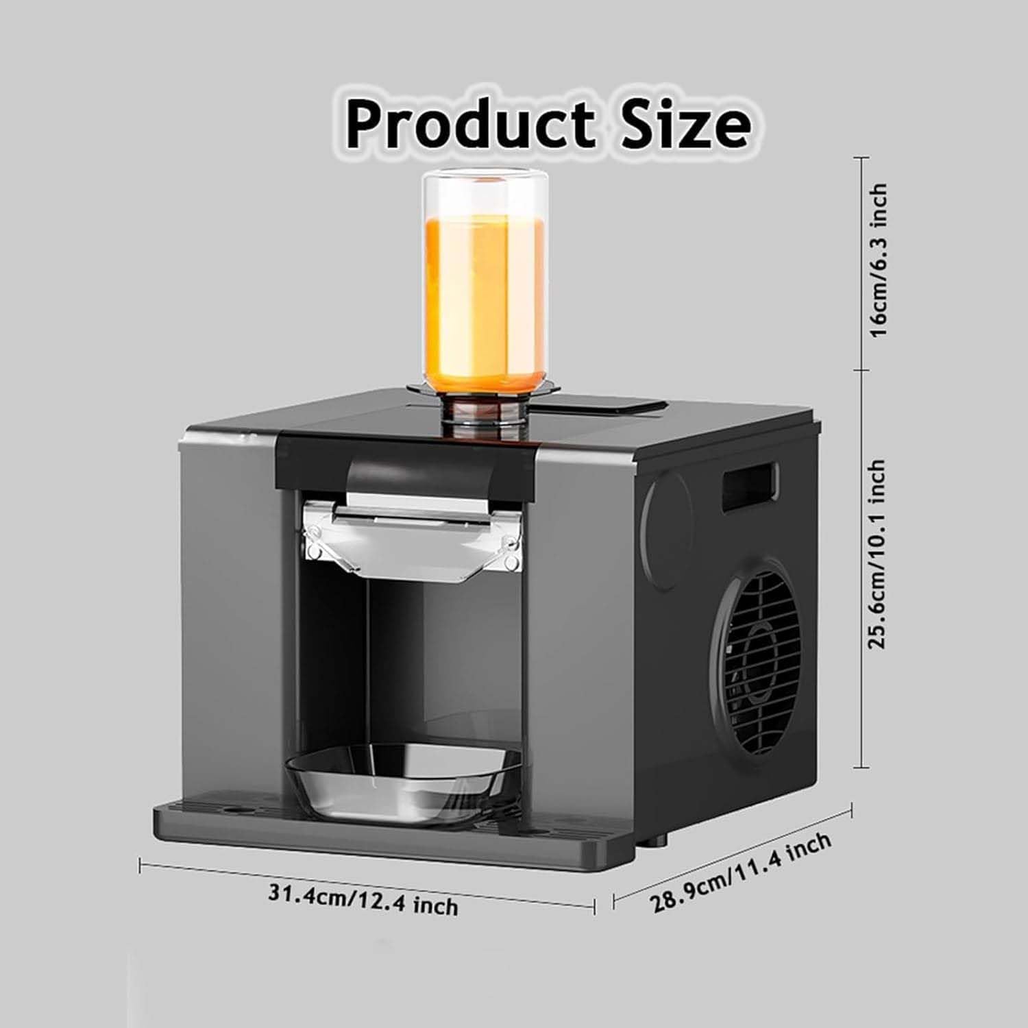 Snowflake Ice Maker Automatic Electric Crush Machine, Machine, Low Noise, and One-Click Automatic Cleaning