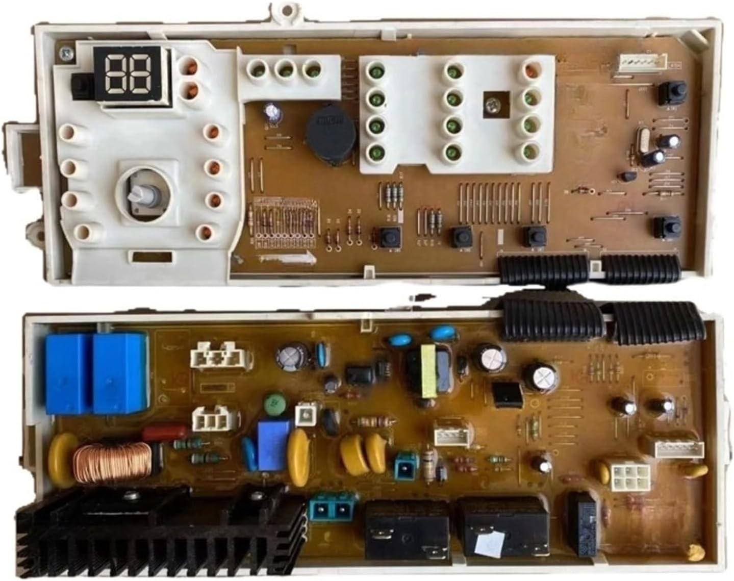 Compatibility for Samsung Drum Washing Machine WF1600NCW WF1702WCS Computer Board Motherboard DC41-00127B DC92-00705E DC92-00705F(White)